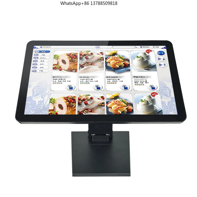 18.5 Inch USB HD Interface Desktop/Wall Mount 10-Point Capacitive Touch Screen Wide Screen With Fordable Stand