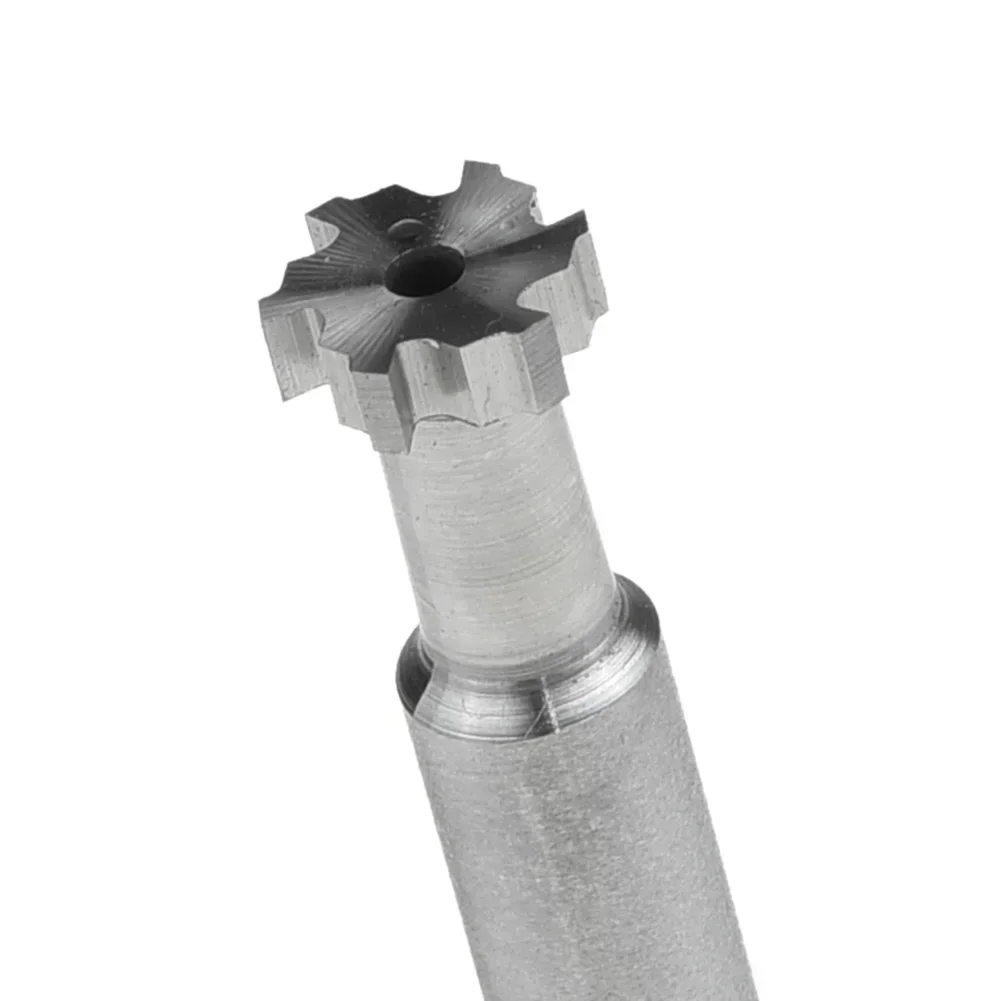 Drill T-Slot Head Cutter Tip Engraving Milling Diameter 10mm*3mm Router Bit Tool HSS Shank End Mill Metal Working