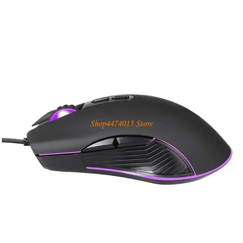

K1AA High Precise Optical Gaming Wire Mouse с регулируемым DPI с 4 -колорным освещением