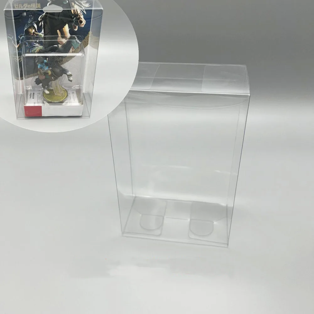 1 защитная коробка для The Legend of Zelda: Tears of the Kingdom amiibo, прозрачная витрина, коллекционная коробка 1 защитная коробка для The Legend of Zelda: Tears of the Kingdom amiibo, прозрачная витрина, коллекционная коробка
