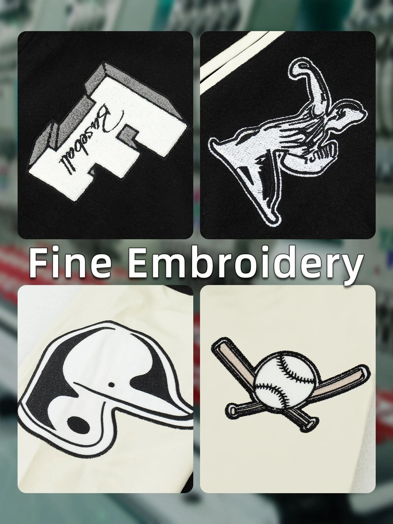 جاكيت رجالي جلد كلاسيكي مرقع ، معاطف دراجات نارية مطرزة ، جواكيت بومبر بيسبول اسكواش ، ملابس خارجية فضفاضة ، الخريف والشتاء