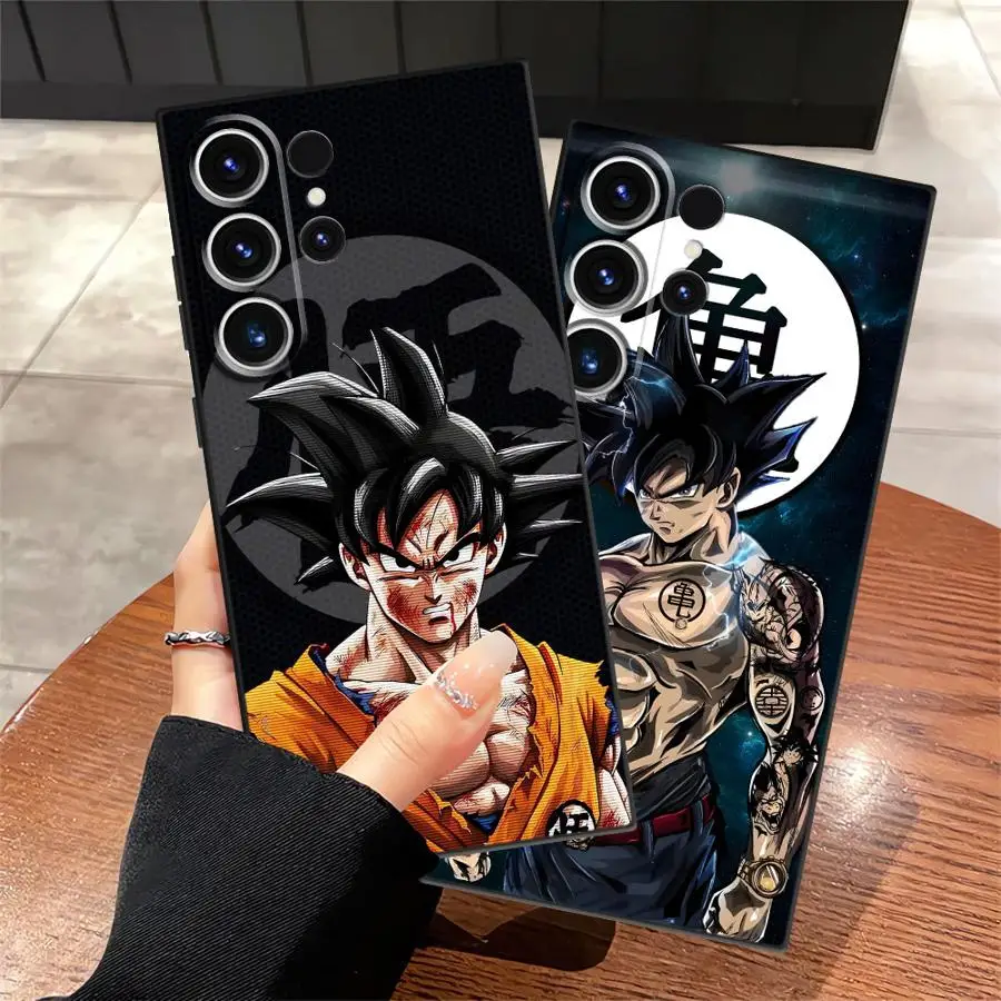 Dragon Balls Anime Son Goku Phone Cover Case for Samsung Galaxy S26 Ultra S24+ S20 S25 Plus S25+ S10 S9 S26+ Note 20 8 9 10 S21