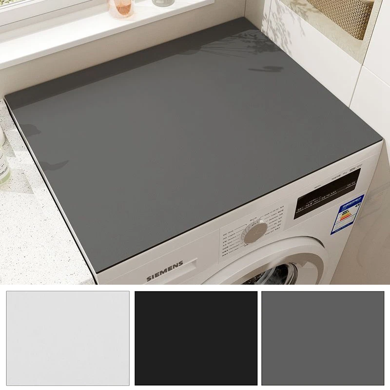 Washing Machine Dust Cover Non-slip Drain Pad Home Decor Oven Microwave Mat Waterproof Kitchen Bottle Dish Drying Mat