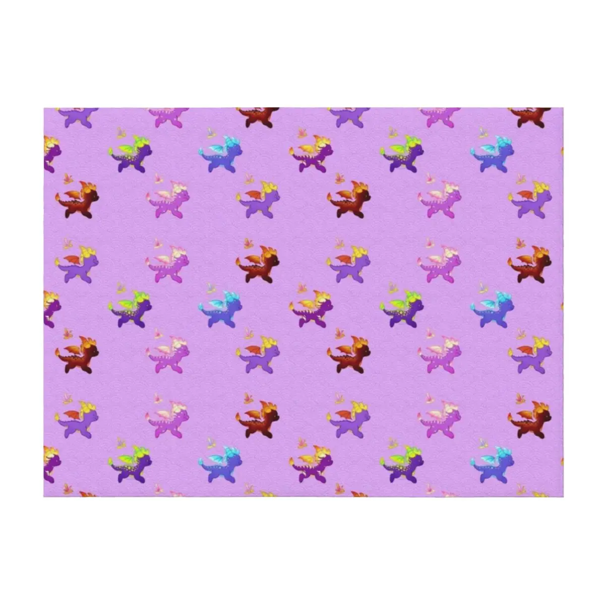 

Spyro Pattern Throw Blanket Bed covers Hair Retros Furry Blankets