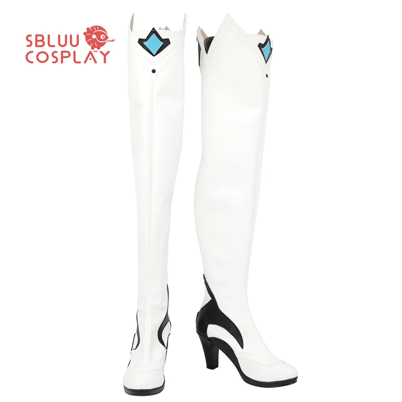 SBluuCosplay Honkai Impact 3 Herrscher of Truth Scarpe Cosplay Stivali su misura Festa di Halloween