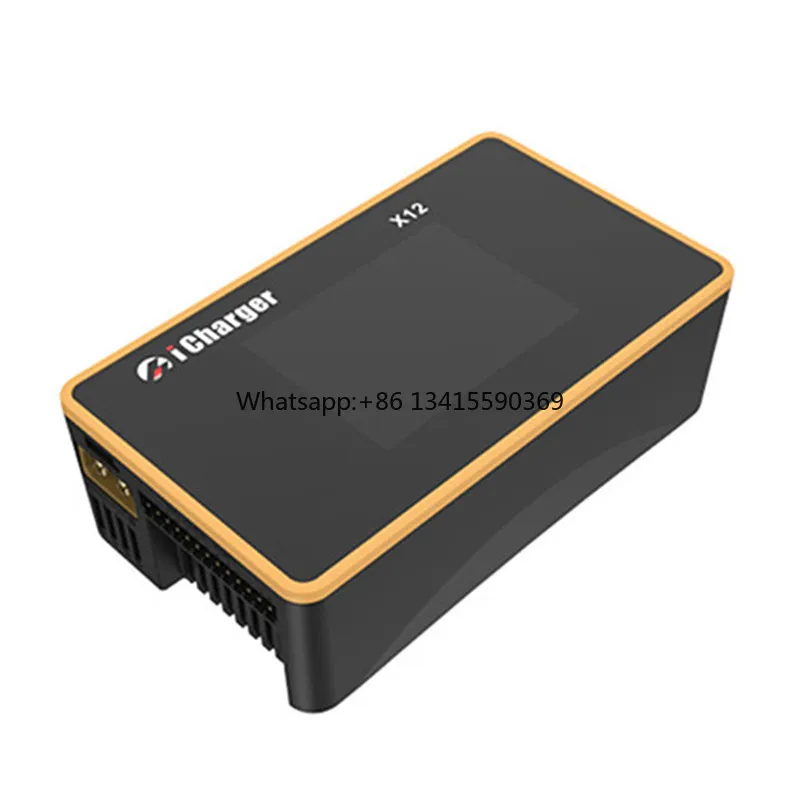 Caricabatteria Smart Balance X12 1100W ad alta potenza 50V/30A 12S Schermo LCD Nuovo per batterie LiPo/LiFe/LiHV in plastica