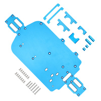 X65A_Upgrade Metal Chassis Parts for WLtoys A949 A959 A969 A979 K929 A959-B A969-B A979-B K929-B 1/18 RC Car Accessories,Blue