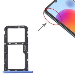 For ZTE Blade A52 SIM Card Tray + SIM Card Tray / Micro SD Card Tray