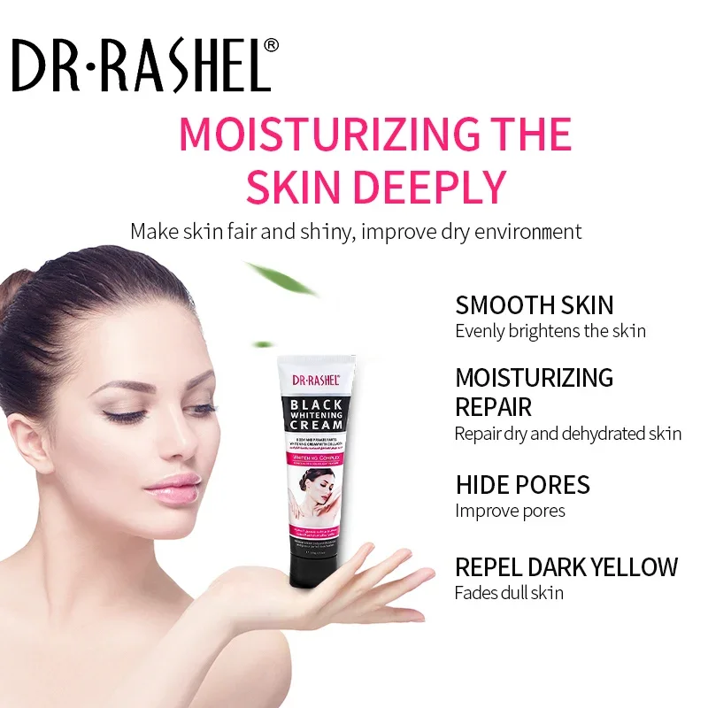 DR.RASHEL Whitening Cream Repair Nourish Arm Armpit Ankles Elbow Knee Private Parts Body Lotion Black Skin Brighten Moisturizing