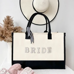 Bride to be Tote Bag beach pool rustic wedding engagement Bachelorette hen Party Bridal Shower Honeymoon Gift Future Mrs Present