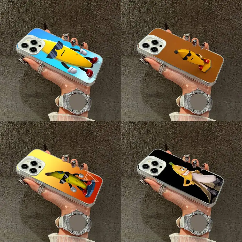 

S-Stumble Banana Guy G-Guys Phone Case For iPhone 16,15,14,13,12,11,Mini,Pro,E,XS,SE4,MAX White IMD Box