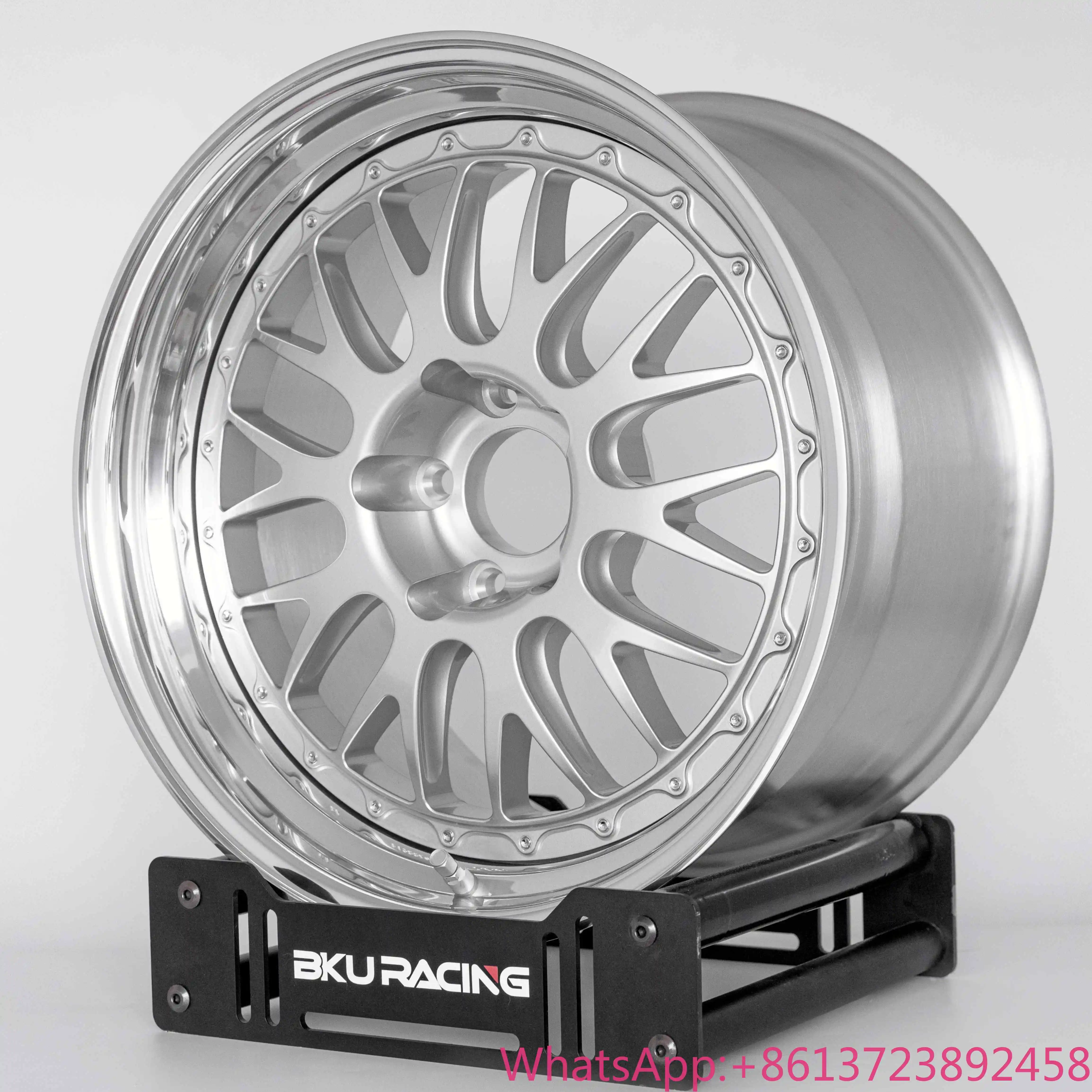 

Bku E88 3 Piece 5x120 Wheels 16 17 18 19 Inch Rims Alloy Silver Face Wheels for BMW E30 E36 E46 E90 E91 E92 E93 F30 F80 F82 F87