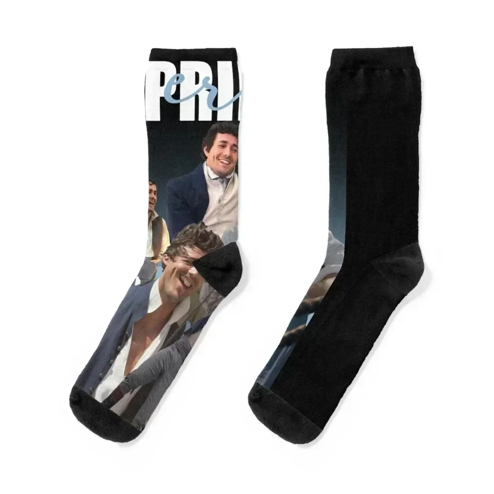 Prince Eric Layover Socks cotton cycling sport Socks Men's Women's