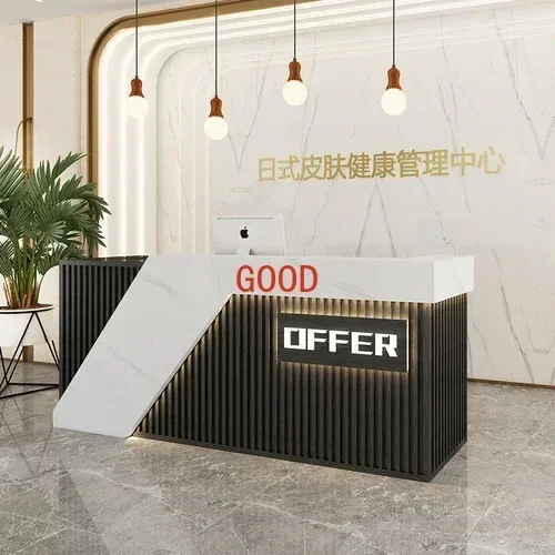 Zq salón de belleza nuevo estilo chino registro Bed & Breakfast mostrador de recepción estudio Yoga Club cajero mostrador de Bar