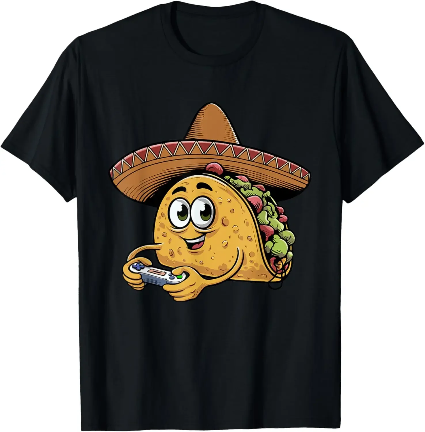 

Funny Fast Food Video Gaming Pizza Lover Gamer Burger Taco T-Shirt