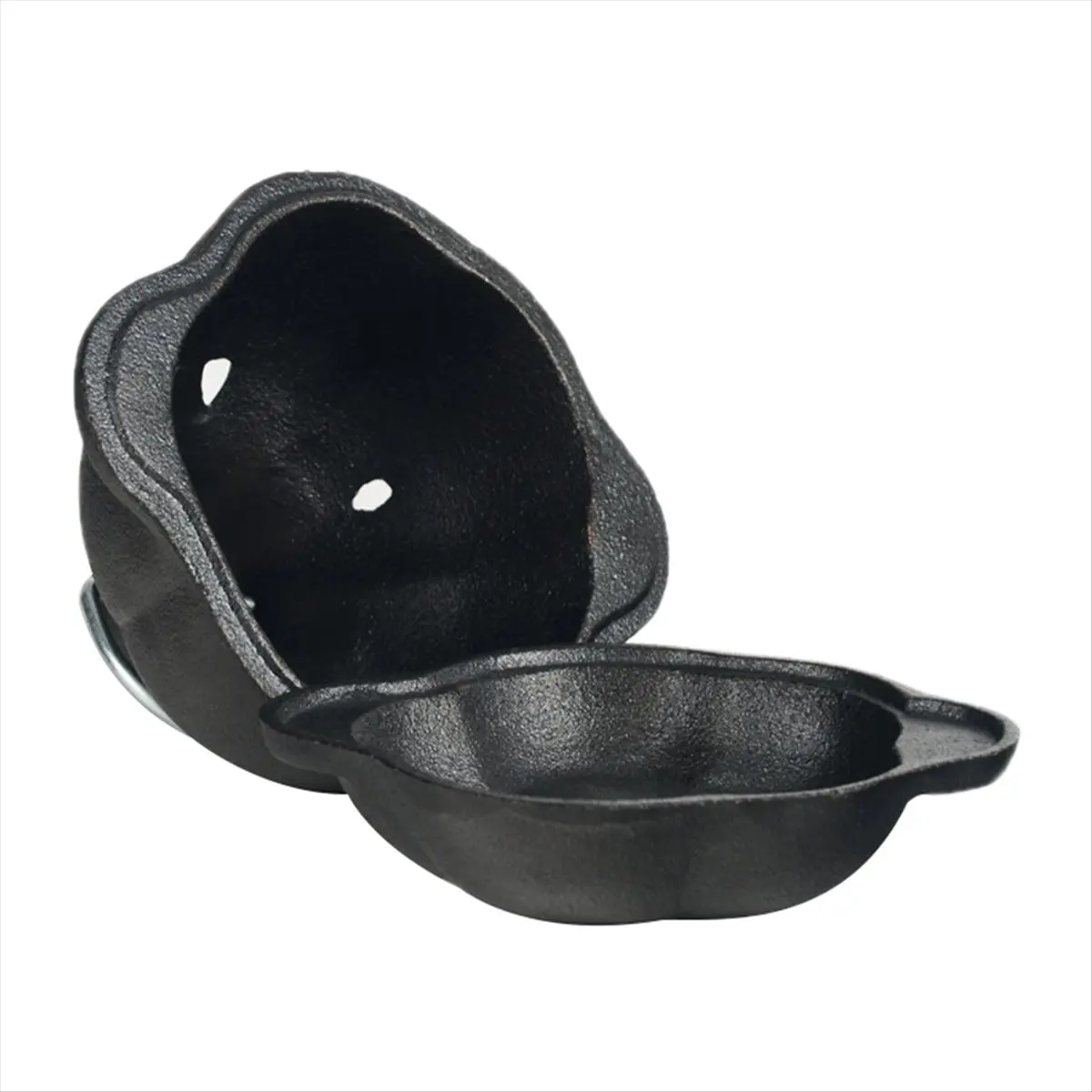 【POPULAR PICK】Pre-Seasoned Cast Iron Dutch Oven Pot,Garlic Roaster Potato Breader for Your Kitchen Oven or Outdoor Grill Ramen P