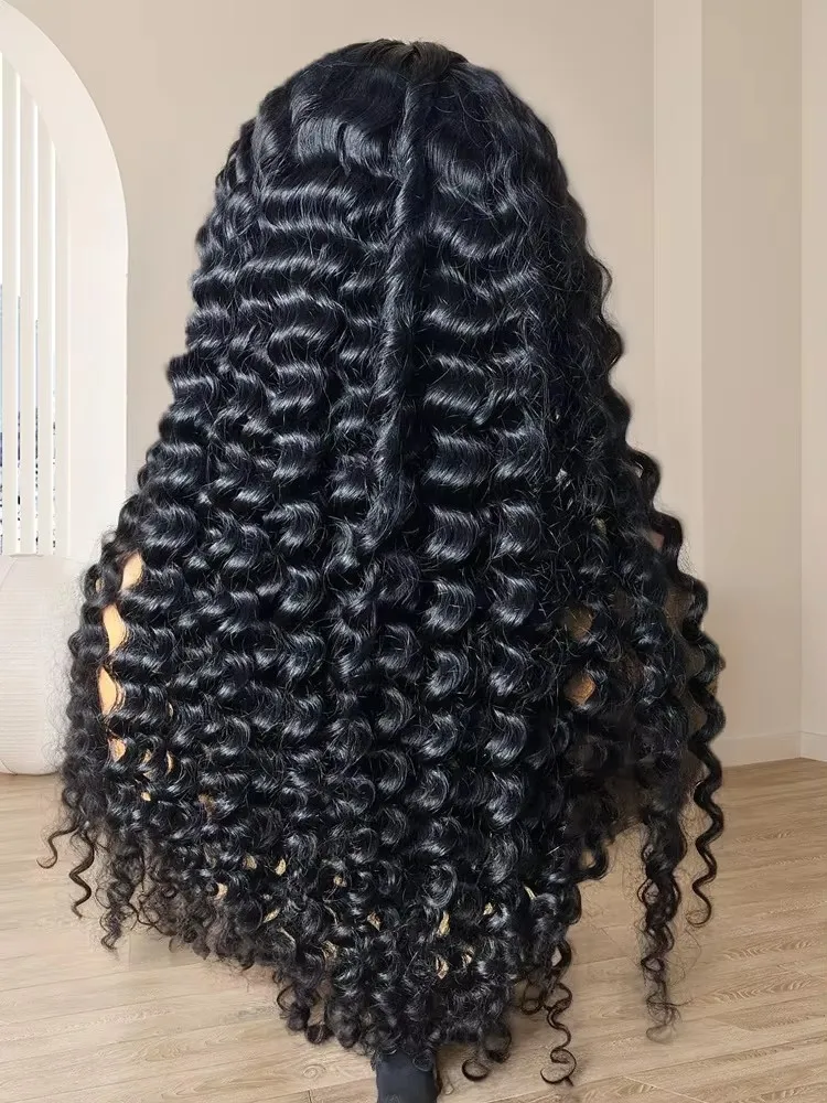 

Свободная волна 13x6 HD Кружевные фронтальные парики Человеческие волосы Кружева спереди Волна воды Человеческие волосы Вьющиеся парики Предварительно выщипанные с детскими волосами для женщин