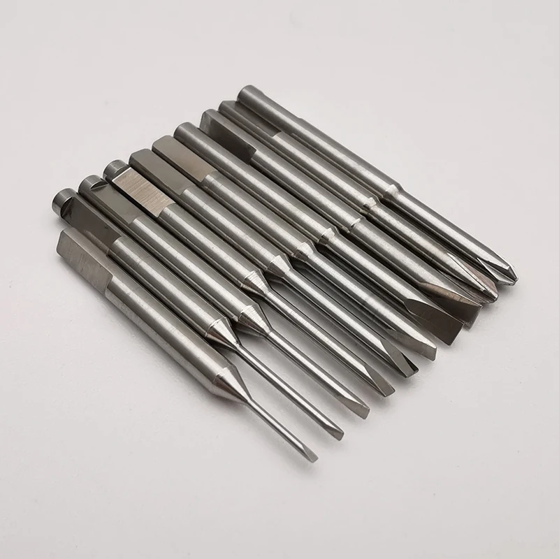 Spare Screwdriver Blades, for 2.0mm Diameter hole to Install, Slot and Cross Type Screwdriver