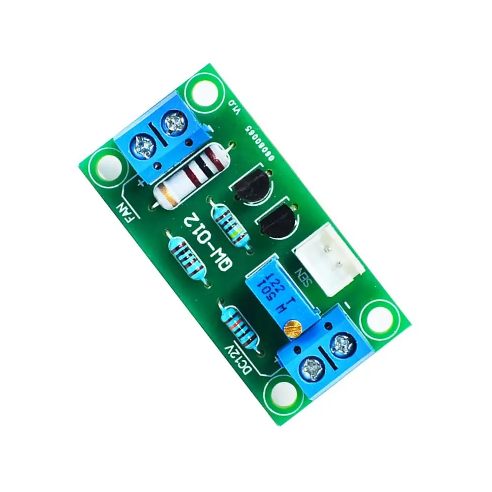DC 12V Fan Temperature Control Board Fan Speed Regulation Module Computer Cooling Mute Multi Function Speed Controller Module