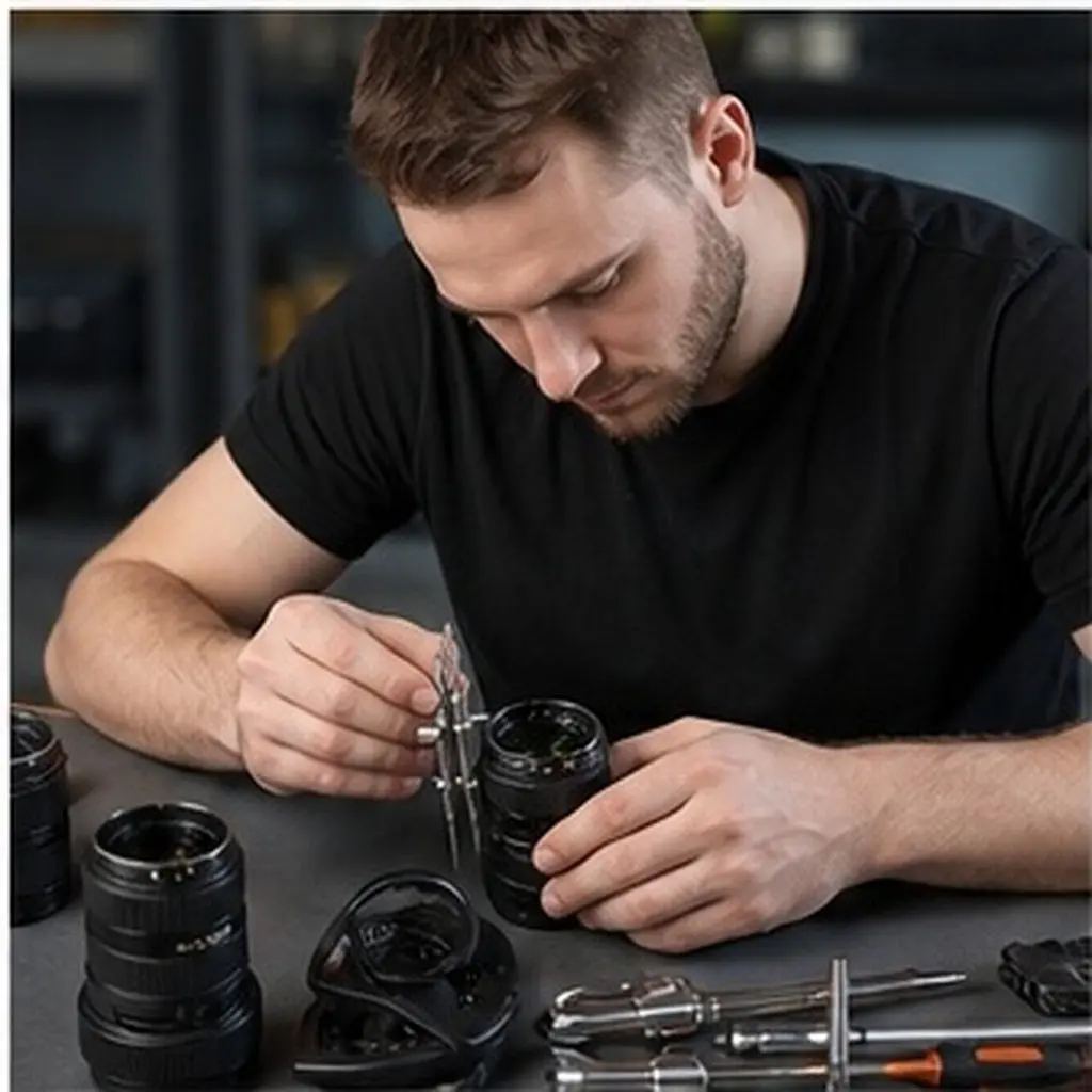 Lens Disassembly Tool Camera Spanner Wrench Repair Kit Multi-function Repairing