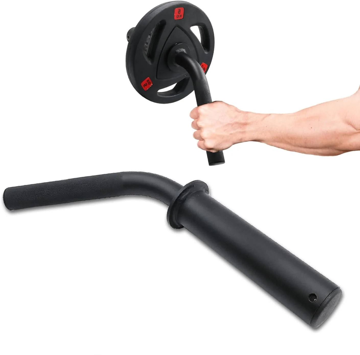 Wrist Strengthener Forearm Hammer Lever Bar for Arm Wrestling Exercises Fits 2