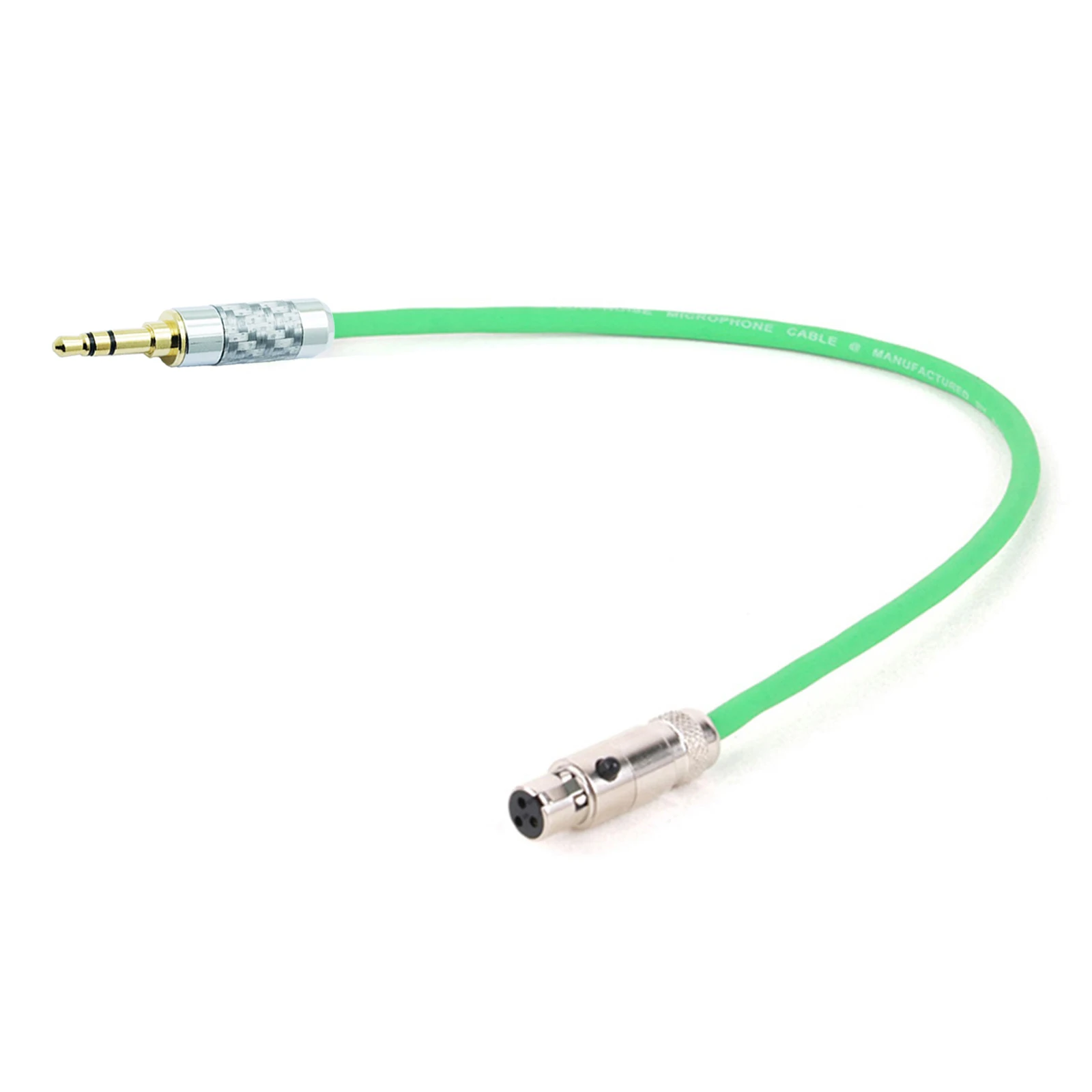 GuerGuo Jack 3.5mm 1/8 to 3-Pin Mini XLR Cable TRS 1/8 Inch Aux Stereo Male to Mini XLR Female Audio Adapter Cable for AKG K550