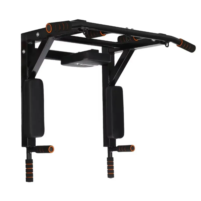 Factory Direct Home Fitness Equipment Steel Pull-Up Wall Punching Horizontal Bar Single Parallel Bars Indoor Dip Stands