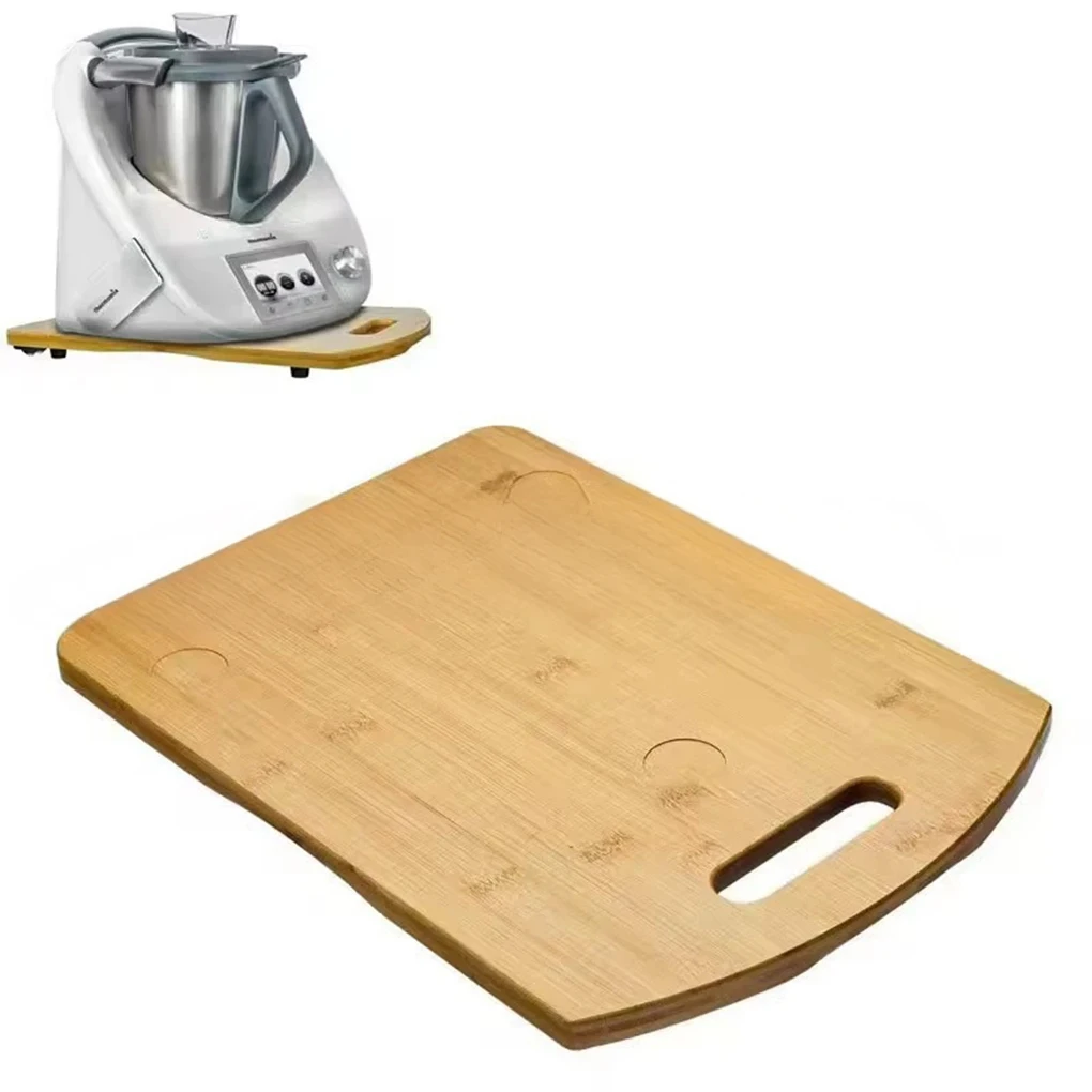 

2025 Nonslip Wooden Base for Placement Of Kitchen Mixer TM5 TM 6 Processor Glider Board Practical Kitchen Appliance Tray