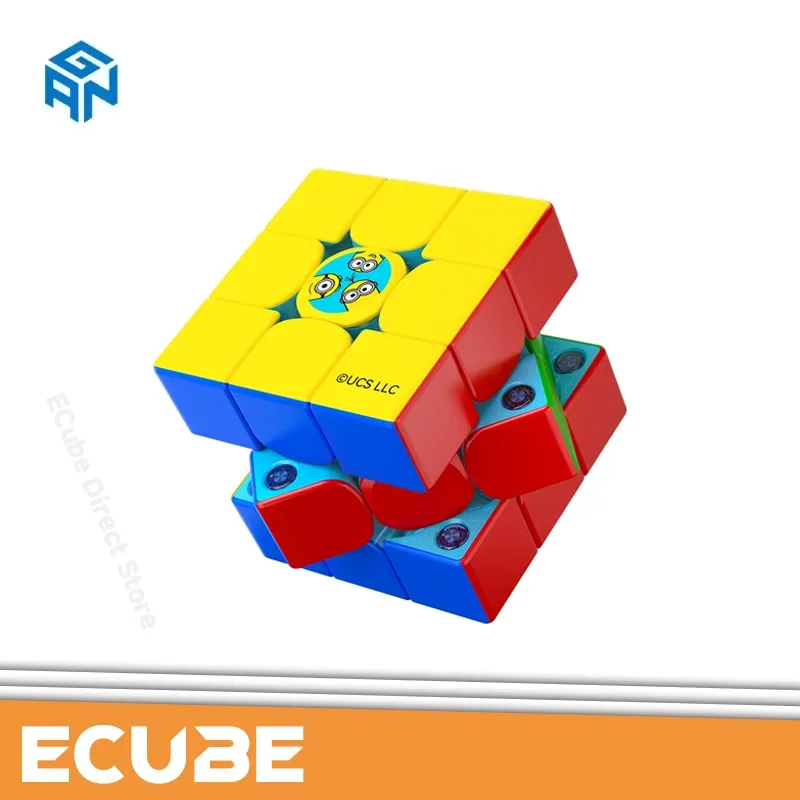 [ecube]-gan356me-ミニオンズ-le-3x3x3-マグネティックマジックキューブ-3x3-スピード-gan356m-e-パズル-ges-マジコキューブ-ガンキューブ-プロフェッショナルトイ