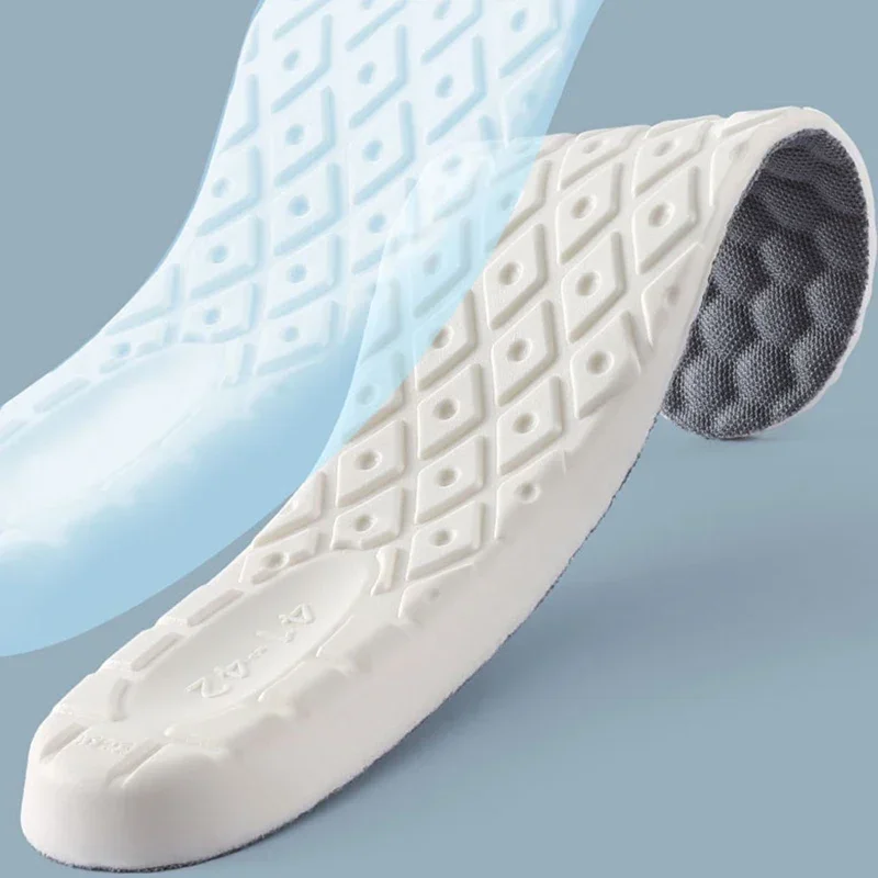 กีฬารองเท้า Insoles Super Soft Running Insole สําหรับฟุต Shock Absorption ตะกร้ารองเท้า Arch Support Orthopedic Inserts