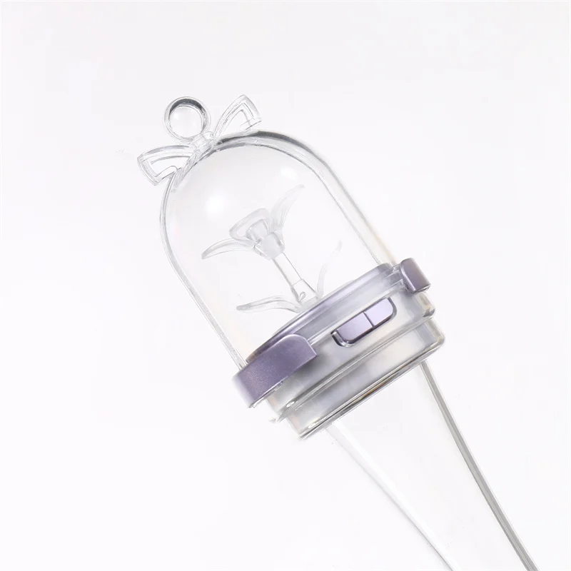 Kpop ILLIT عصا إضاءة صغيرة سلاسل المفاتيح YUNAH MINJU MOKA WONHEE IROHA أضواء إلكترونية حقيبة قلادة Keyrings لمحبي الهدايا #6