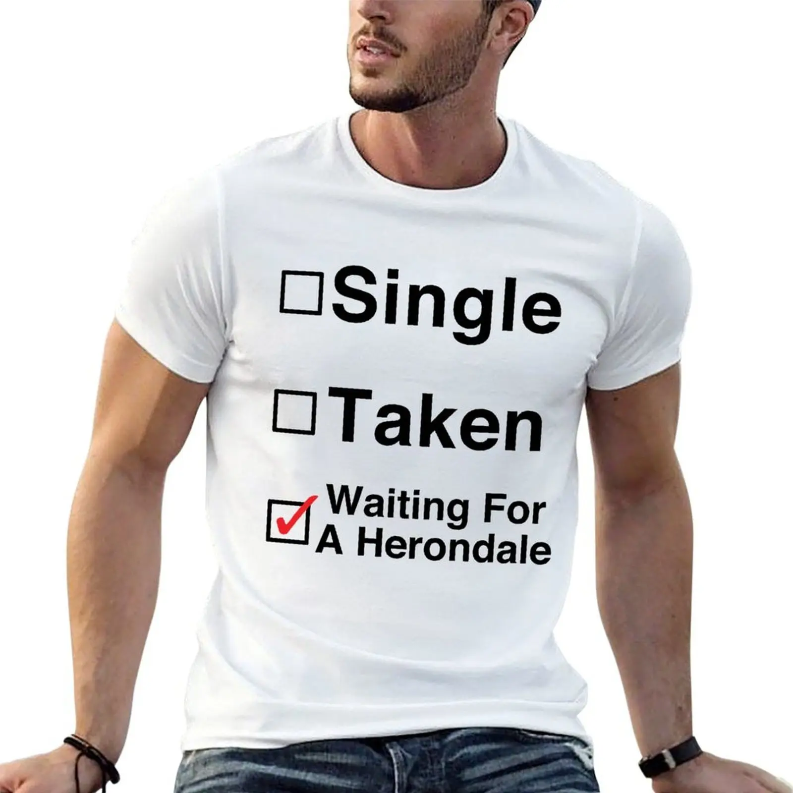 Waiting for a Herondale T-Shirt man graphic t shirt man t shirt designer man t shirts cotton T-shirt