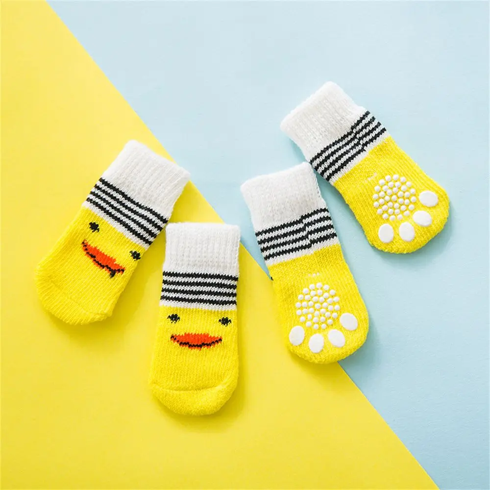 Socks No fluorescer Not easy to fall off Resilient Multi-style Breathable Pet supplies Cotton socks Dog socks Pet socks