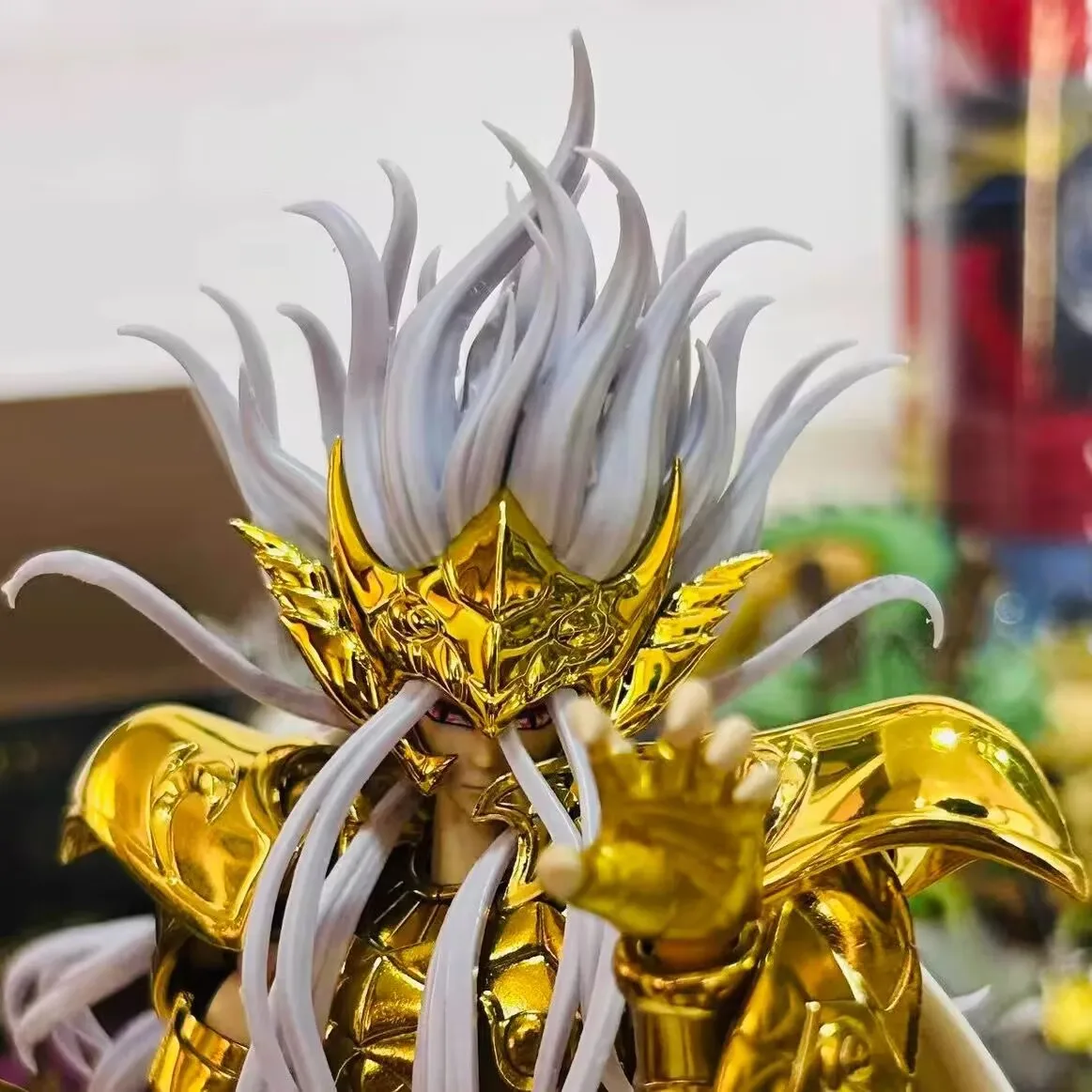 

Saint Seiya Knights of The Zodiac Myth Cloth EX Lost Canvas/LC ND Ophiuchus Odysseus 13th Gold Figure 3 Faces + Hair Swap Head