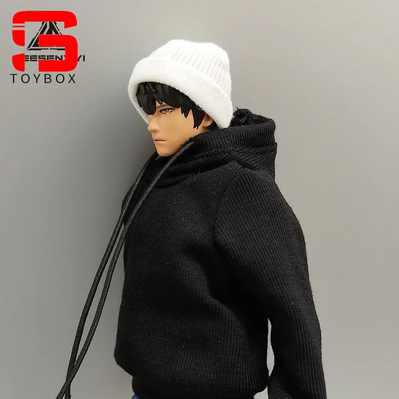 1/12 스케일 트렌디 콜드 모자 의류 액세서리 모델 맞는 6 ''남성 여성 군인 액션 피규어 바디 인형