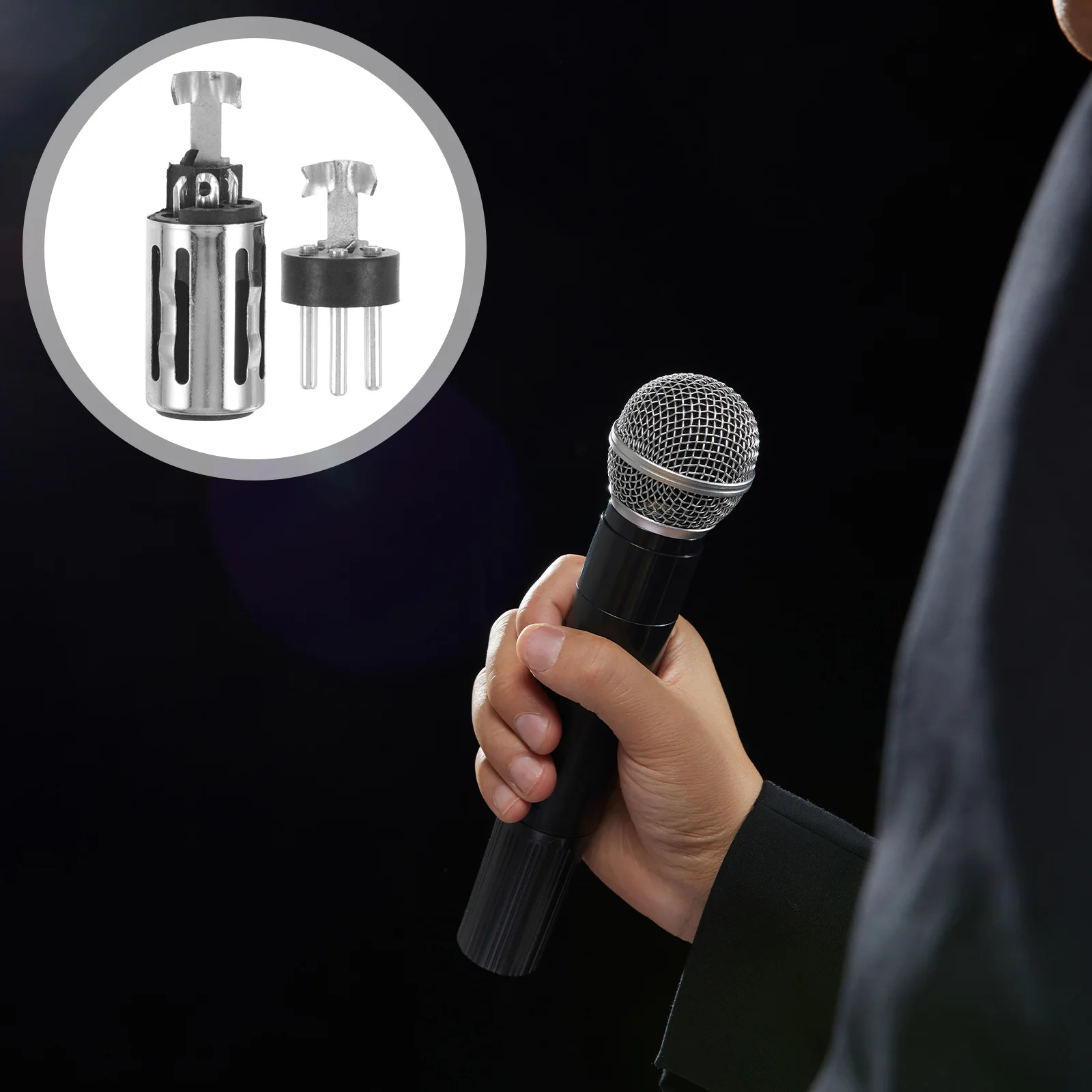 

6Pcs 3 Pin Xlr Adapter Metal Microphone Connector Male to Female for Mixer Amplifier Sound Recording Equipment