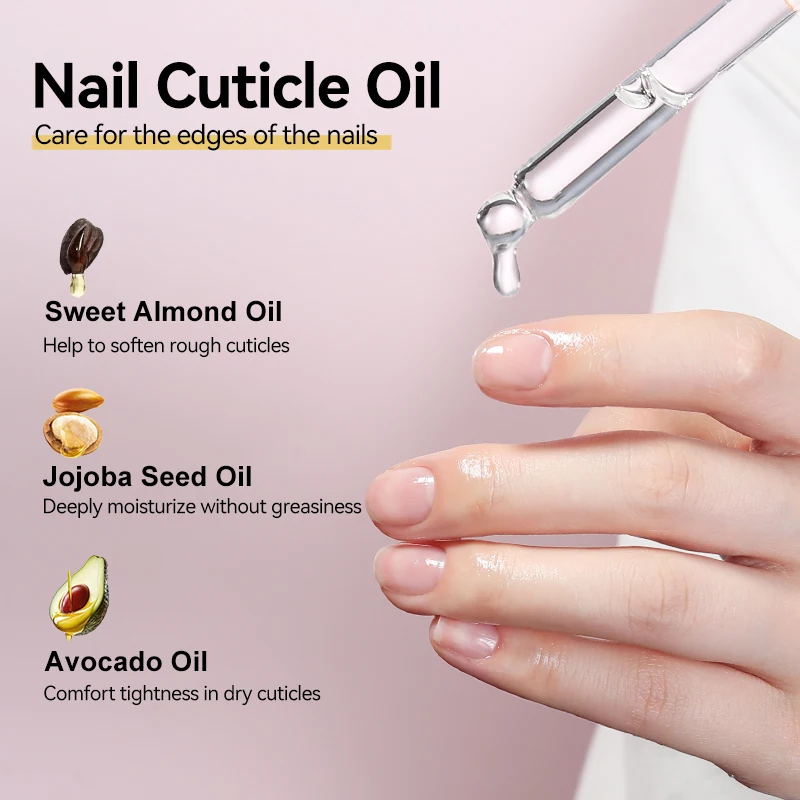 UR SUGAR 15ml Nail Cuticle Nutrient Oil Nourishes and Repairs Damaged Nails Moisturizing Strengthens and Brightens Nail CareTool
