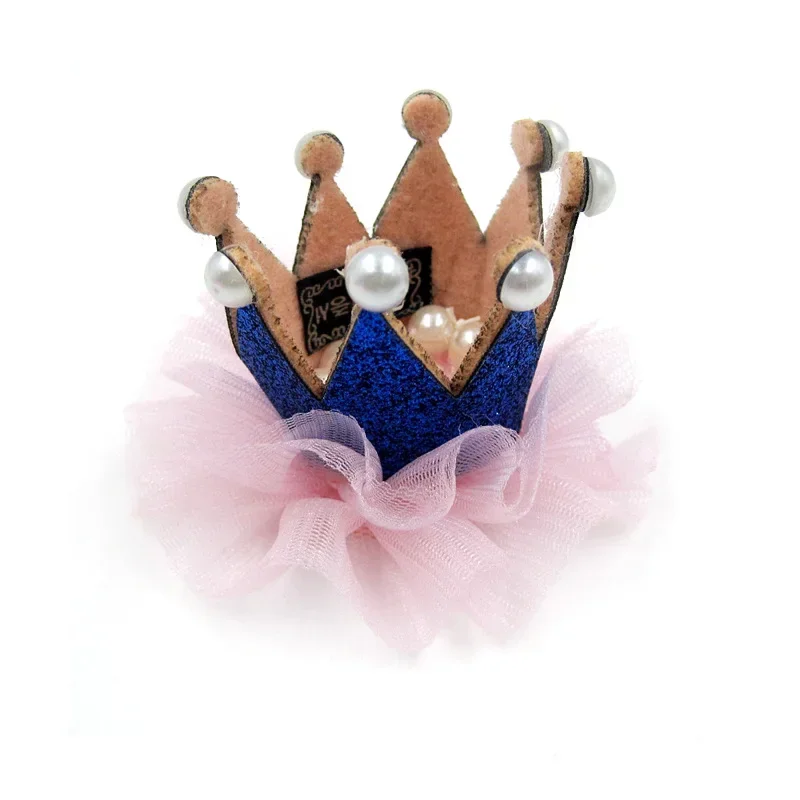 Fashion New Children\'s Crown Princess Flower Bud Silk Fashion Hair Clips for Girls Baby Hair Accessories Kids Headwear Hairpin
