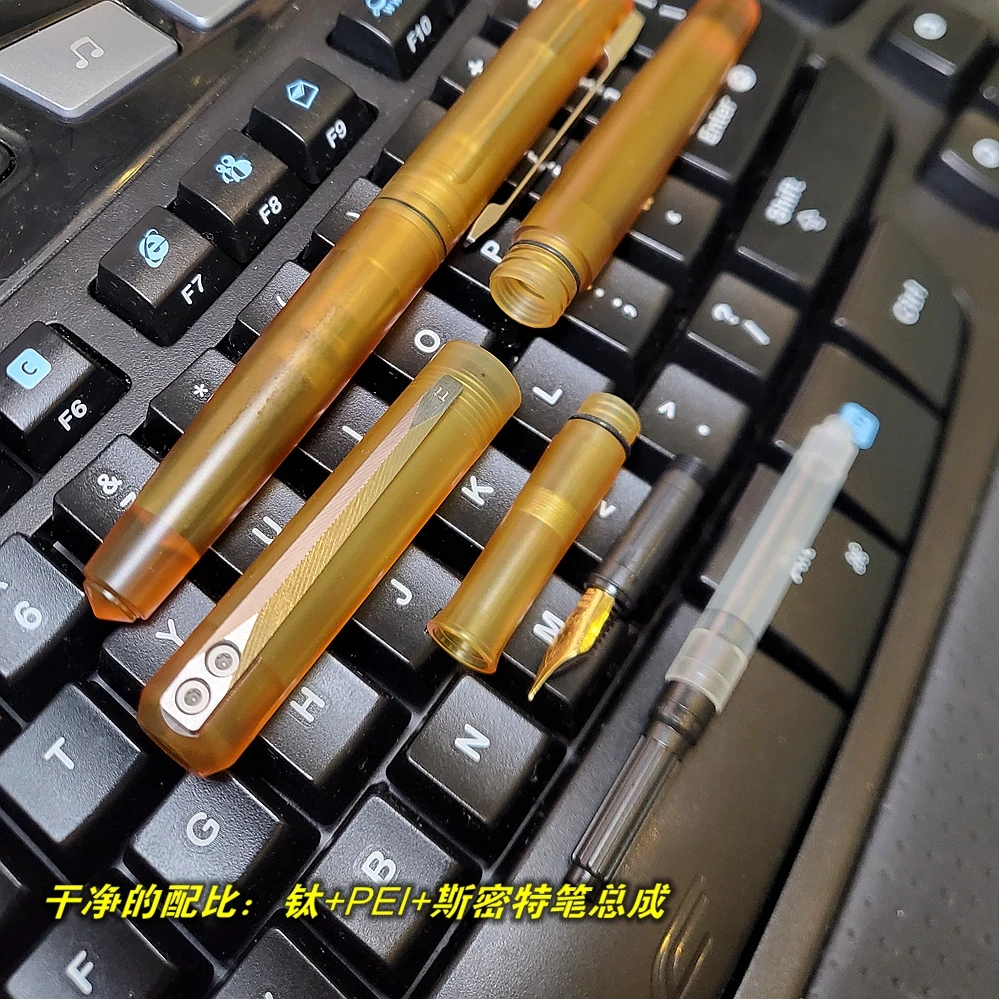 Imagem -05 - Caneta-tinteiro Ultem Pei Office Signature Writing Gift Caneta Edc Pei pc