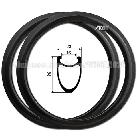 AKOY 451 림 탄소 섬유, 28H, 36H, 20x1, 1/8 3/8 인치, 20 인치, 미니 자전거 BMX 레이스, 35mm 높이, 23mm 너비, 탄소 서클