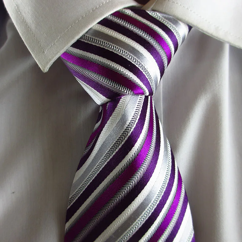 シルクネクタイ男性着用 8 センチメートルネクタイビジネスマリアージュ作業服アクセサリー高密度ジャカード手作り織クラバット