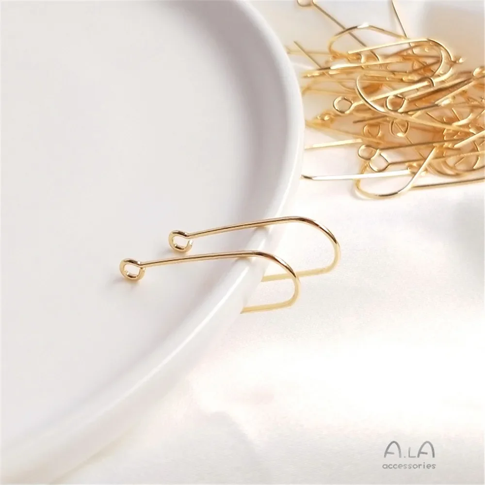 14K Gold Plated Ear-hook ear-hang accessories DIY handmade French easy and versatile fashion ear-accessories