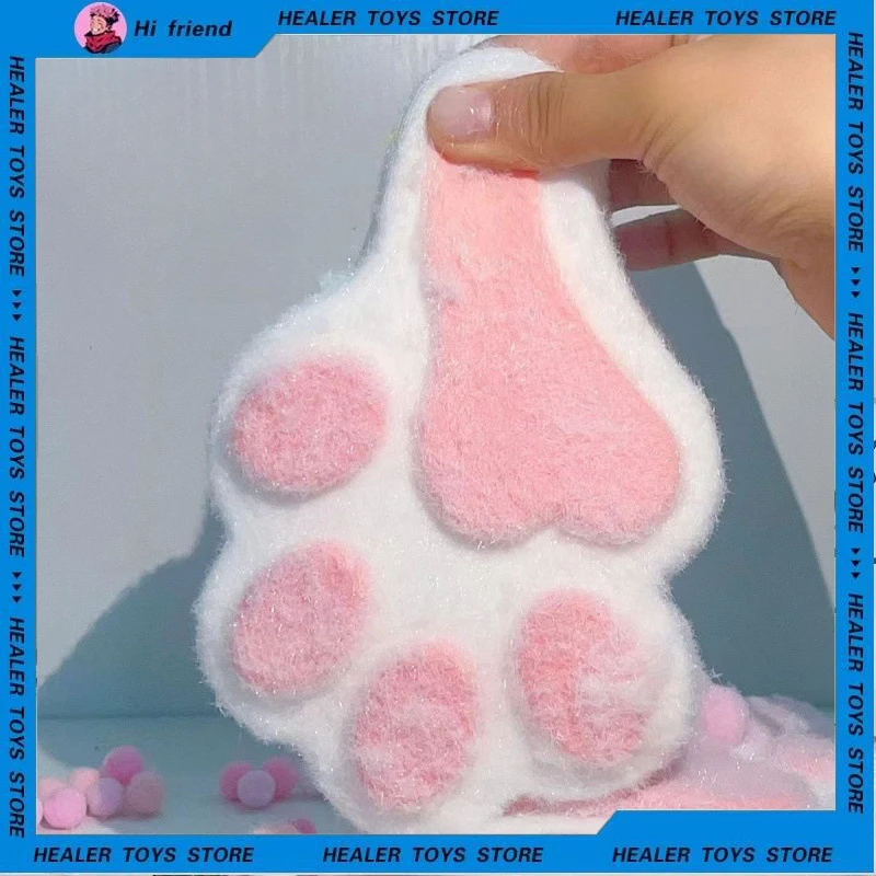 

Сжимаемые игрушки 14 см, кошачья лапа, милые Jumbo, мягкие мягкие игрушки для снятия давления, расслабляющие офисные украшения для рабочего стола, игрушка для снятия стресса, подарки на вечеринку