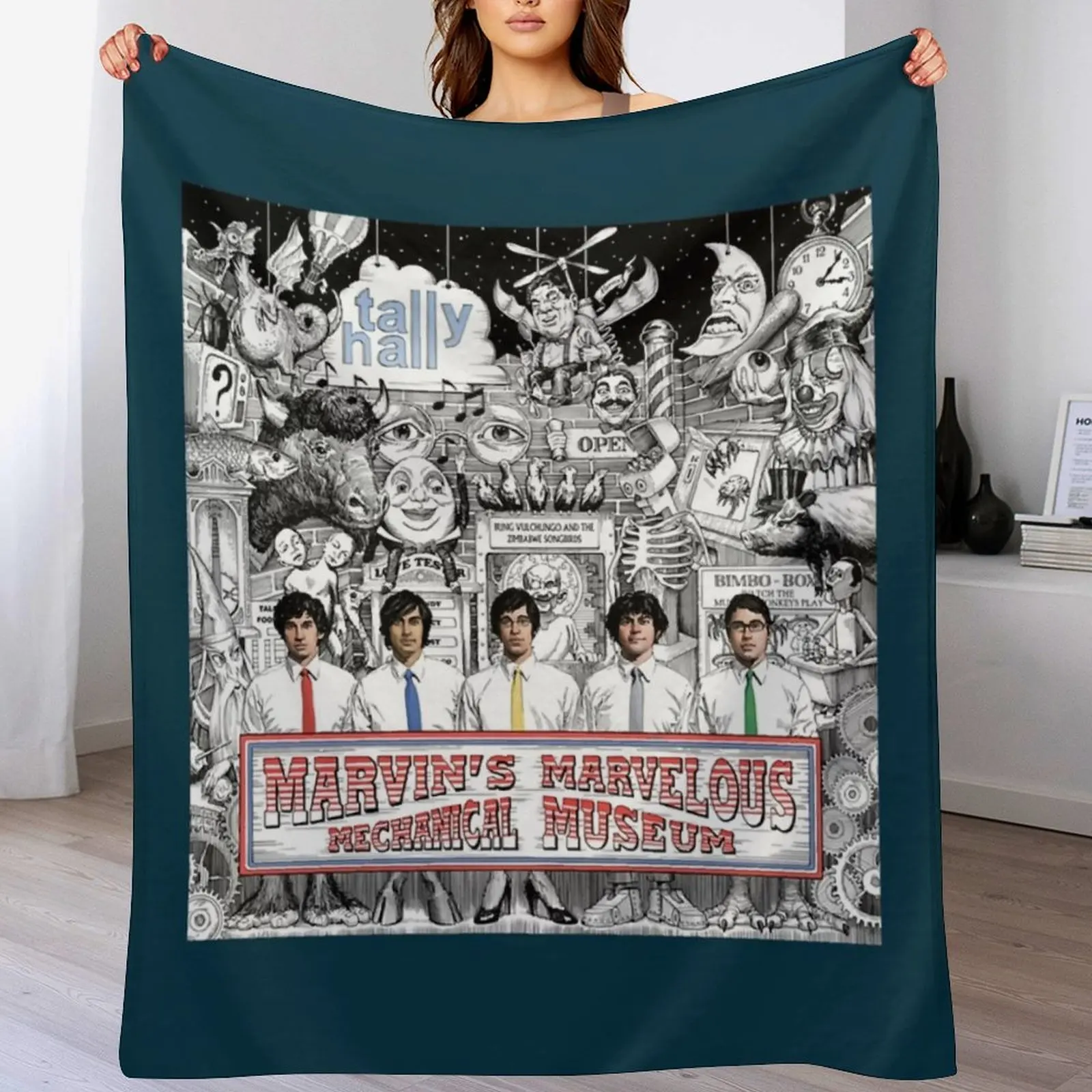 tally hall grpahic vintage Throw Blanket