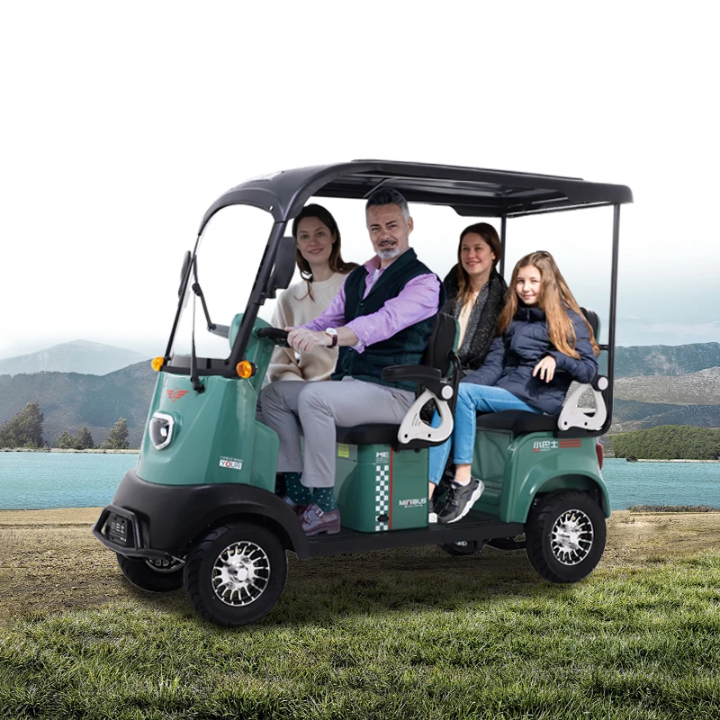 MinibusX6 Four Wheeler Canopy Fourperson Seat Comfortable Outings Elderly Disabled Kids Outings 650w Motor Electric Scooter