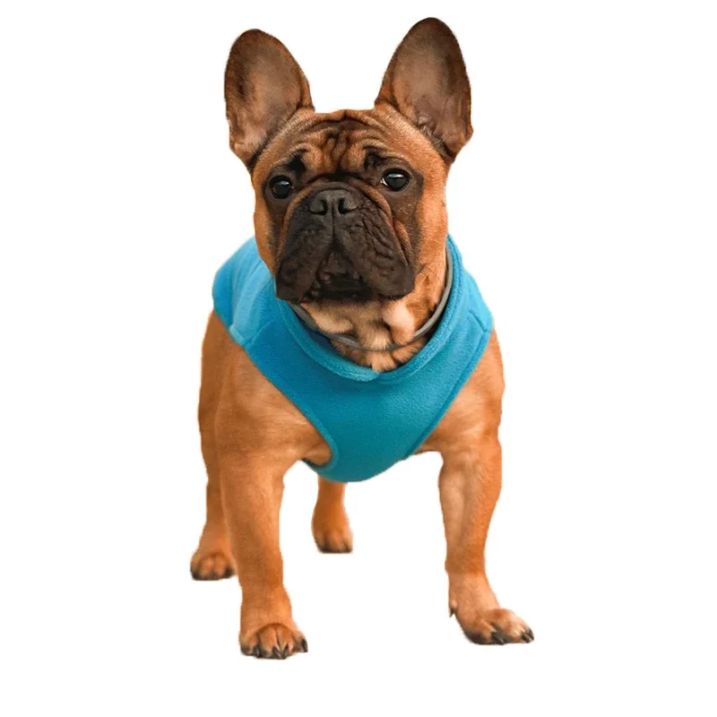 Hundebekleidung, Wolljacken, Chihuahua-Kleidung & Zubehör, Kostüme für Hunde, Bulldoggen, Haus & Garten, Frankreich, Wärmeweste für Welpen – Detail 5