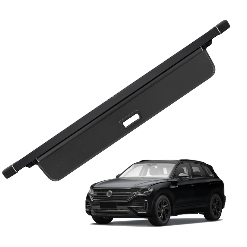 For Volkswagen Touareg 2019-2023 Retractable Trunk Cargo Cover Privacy Rear Trunk Shielding Shade VW Auto Accessories