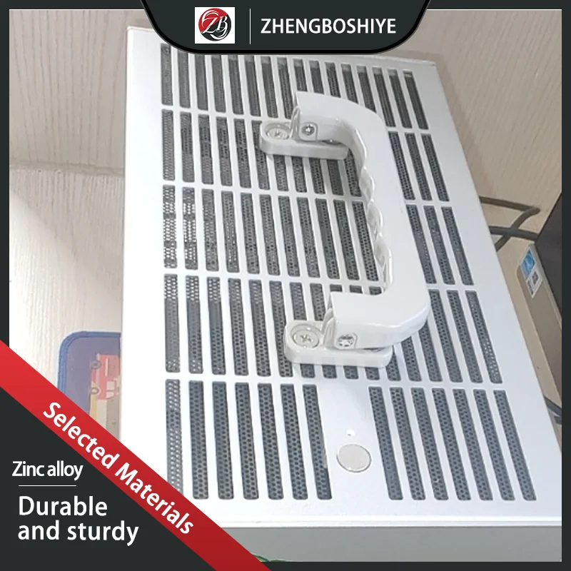 

Automatic Return Folding Handle For Manual Toolbox Drawers Industrial Cabinets Zinc Alloy Beige Handle