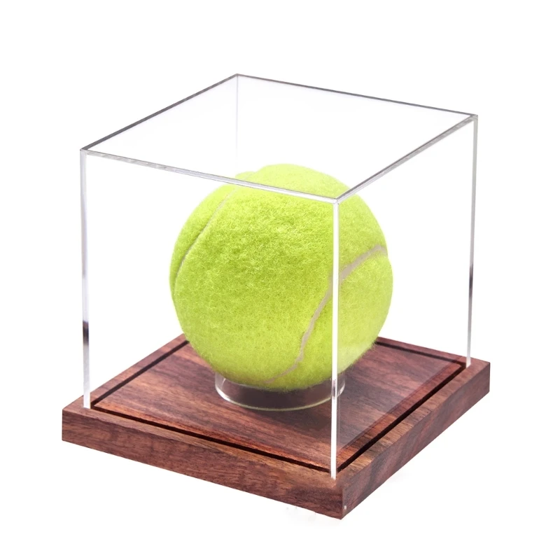 Trasparenti cubi baseball autografo Clear Baseball Display Stand Box