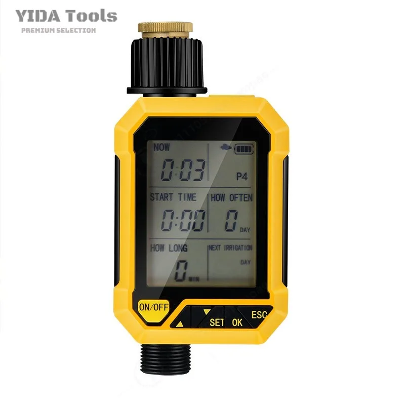 YIDA WiFi Micro Sprinkler Controller, Low Power & Long Battery Life Automatic Irrigation Timer for Garden, Balcony, Plants